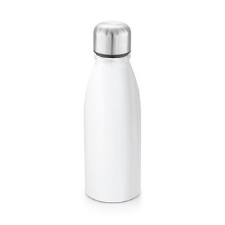 Bouteille en aluminium 500mL avec bouchon en acier inox à sublimation - Egotier 94957