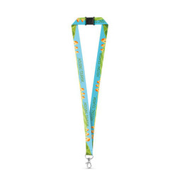 hi!dea 94973 - Recycled polyester (100% rPET) sublimation lanyard with carabiner