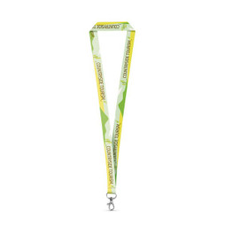 hi!dea 94974 - Recycled polyester (100% rPET) sublimation lanyard with carabiner