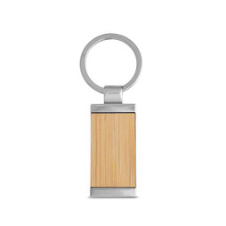 hi!dea 95070 - Porte-clés rectangulaire en bambou