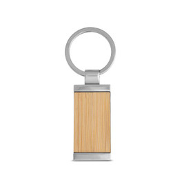 hi!dea 95070 - Rectangular bamboo keyring