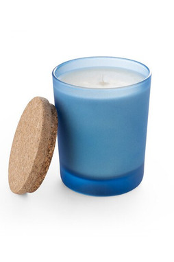 Aromatische kaars in glazen beker met houten deksel 180 g - Egotier 95075