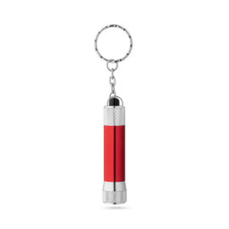 hi!dea 95092 - Aluminium keyring (92% recycled) with 3-light LED torch
