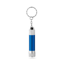 hi!dea 95092 - Schlüsselanhänger aus Aluminium (92% recycelt) mit 3-Licht-LED-Taschenlampe