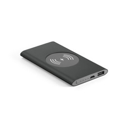 hi!dea 97078 - Power bank 4.000 mAh with 5W wireless charger in recycled aluminium (100% rAL)