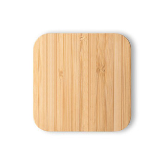 Superfast 15W bamboo wireless charger - Egotier 97123