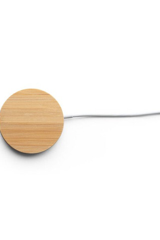 Chargeur magnétique sans fil ultrarapide de 15 W en bambou - Egotier 97128