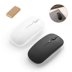 hi!dea 97129 - Draadloze muis met 500mAh batterij uit gerecycled ABS (100% rABS)