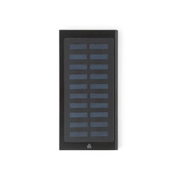 hi!dea 97137 - 8.000 mAh power bank with solar panel in 100% recycled aluminium