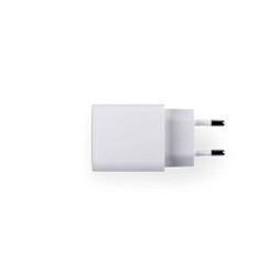 hi!dea 97186 - Stroomadapter met USB-A poort 18W en USB-C 20W in gerecycled ABS (100% rABS)