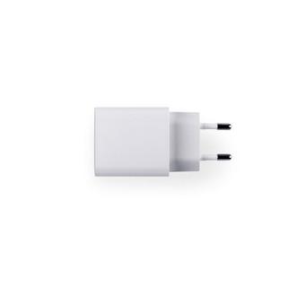 Adaptateur secteur avec port USB-A 18W et USB-C 20W en ABS recyclé (100 % rABS) - Egotier 97186