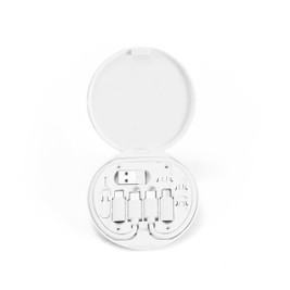 hi!dea 97187 - Recycled ABS (100% rABS) superfast charging cable and adapter set