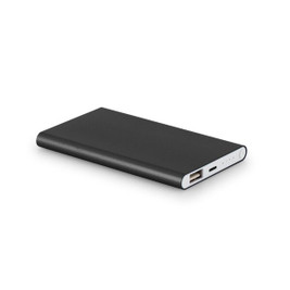 hi!dea 97344 - Power bank slim 4'000 mAh in recycled aluminium (100% rAL) and recycled ABS (100% rABS)