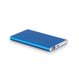 hi!dea 97344 - Power bank slim 4000 mAh in recycled aluminium (100% rAL) and recycled ABS (100% rABS)
