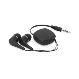 hi!dea 97359 - Auricolari retrattili con cavo in ABS da 0.75 m