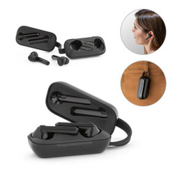 hi!dea 97934 - In-Ear Kopfhörer wireless mit 3 Stunden Akkulaufzeit aus ABS