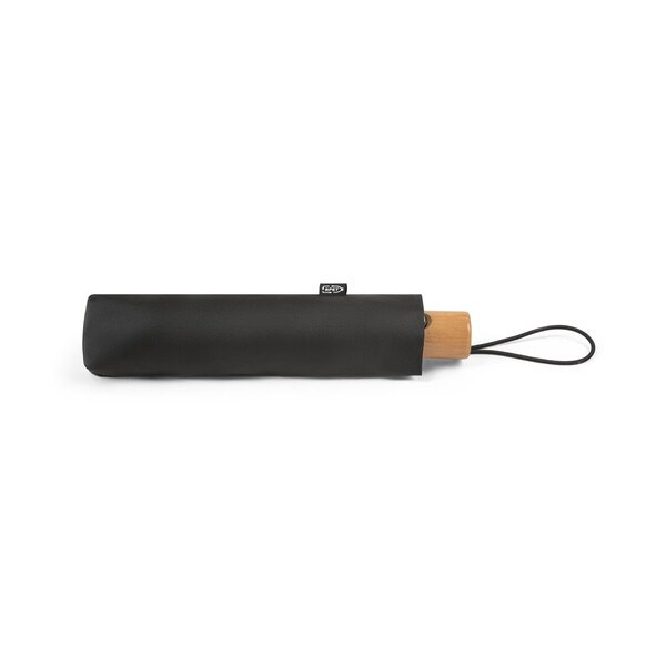 Telescopic umbrella in 190T recycled polyester (100% rPET) pongee with automatic opening and closing - Egotier 99040