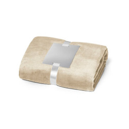 hi!dea 99075 - (240 g/m²) fleece blanket with ribbon wrap and personalisation card