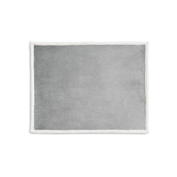 hi!dea 99078 - Reversible fleece blanket (190 g/m²) with satin ribbon and personalised card