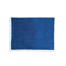 hi!dea 99078 - Wendbare Fleecedecke (190 g/m²) mit Satinband und personalisierter Karte