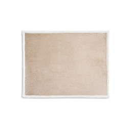 hi!dea 99078 - Reversible fleece blanket (190 g/m²) with satin ribbon and personalised card