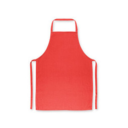 hi!dea 99157 - Katoenen keperstof schort (180 g/m²)