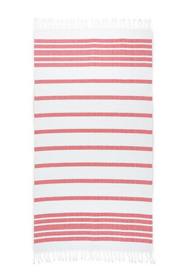 Strandhandduk i bomull (70 % återvunnen) och polyester (30 % återvunnen) (180 g/m²) - Egotier 99159