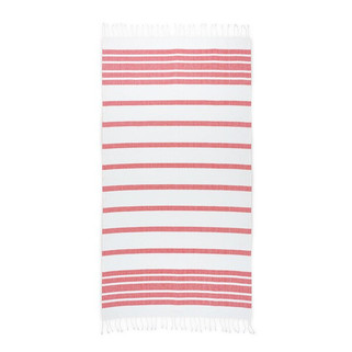 Beach towel in cotton (70% recycled) and polyester (30% recycled) (180 g/m²) - Egotier 99159