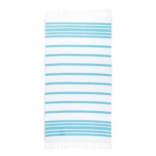 Beach towel in cotton (70% recycled) and polyester (30% recycled) (180 g/m²) - Egotier 99159