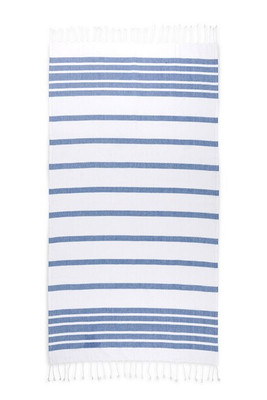 Strandhåndklæde i bomuld (70 % genbrug) og polyester (30 % genbrug) (180 g/m²) - Egotier 99159