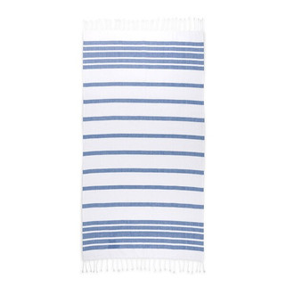 Beach towel in cotton (70% recycled) and polyester (30% recycled) (180 g/m²) - Egotier 99159