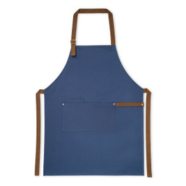 hi!dea 99816 - Schürze aus 100% Canvas-Baumwolle (300 g/m²) mit Metalldetails