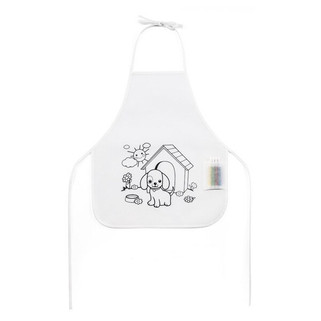 Childrens apron for colouring in non-woven (80 g/m²) - Egotier 99834