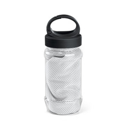 hi!dea 99967 - Set with a PP and PET bottle and a polyamide and polyester sports towel
