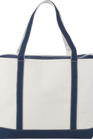 Baltic 24oz Cotton Canvas Tall Zippered Tote - PCNA 2160-67