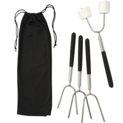 PCNA 1072-18 - Extendable 34" Roasting Sticks with Carrying Case