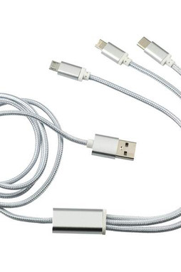 Realm 3-in-1 Long Charging Cable - PCNA 7141-68