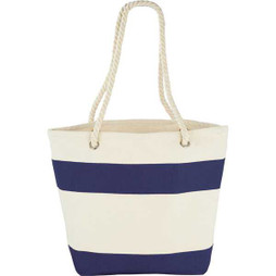 PCNA 7900-40 - Capri Stripes 12oz Cotton Canvas Shopper Tote