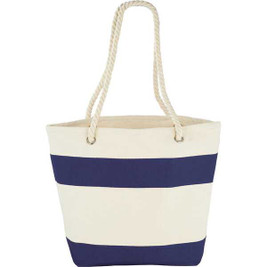 PCNA 7900-40 - Capri Stripes 12oz Algodón Lienzo Shopper Tote