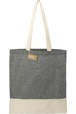 Split Recycled 5oz Cotton Twill Convention Tote - PCNA 7901-08