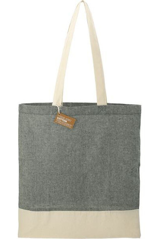 Split Recycled 5oz Cotton Twill Convention Tote - PCNA 7901-08