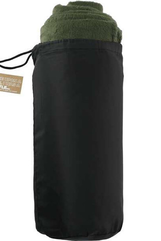 Manta polar 100% PET reciclado con bolsa RPET - PCNA 1081-57