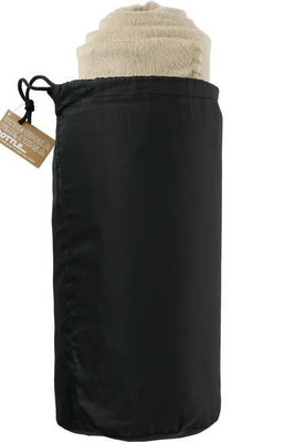 100% Recycled PET Fleece Blanket with RPET Pouch - PCNA 1081-57