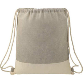 PCNA 3005-73 - Split Recycled Cotton Drawstring Bag