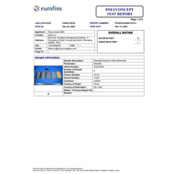 PCNA 1033-85 - Caja Bento apilable de fibra de bambú