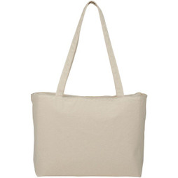 PCNA 7900-46 - Bolso Shopper de lona de algodón de 12 oz con cremallera