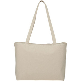 PCNA 7900-46 - Bolso Shopper de lona de algodón de 12 oz con cremallera