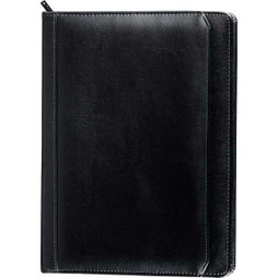 PCNA 0400-10 - Manchester Zippered Padfolio with FSC Mix Paper