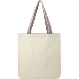 PCNA 7901-01 - Bolsa de viaje de algodón reciclado Rainbow de 6 onzas