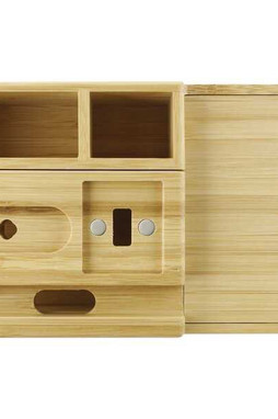 Bamboo Fast Wirelsss Charging Dock Station - PCNA 7143-22